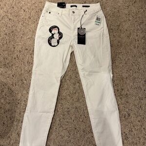 Curvy White Women's Jeans Jeggings